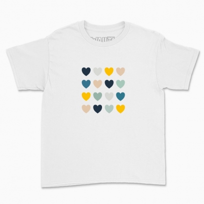 Children's t-shirt "Hearts"
