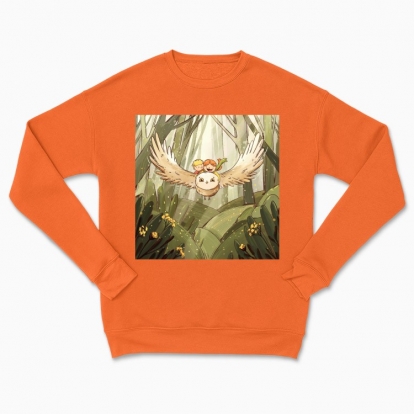 Сhildren's sweatshirt "Flight on an owl"