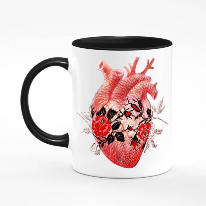 Чашка з принтом "Серце"