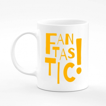 Чашка з принтом "Fantastic!"