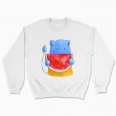 Unisex sweatshirt "Poohnastyk with Watermelon"