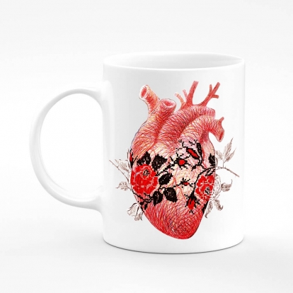Чашка з принтом "Серце"