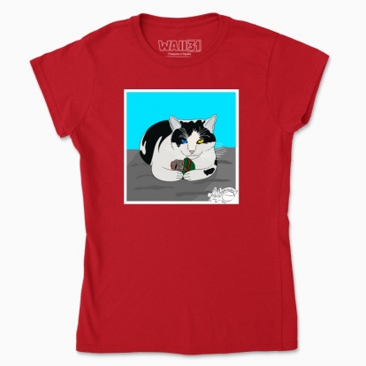 Women's t-shirt "UA cat"