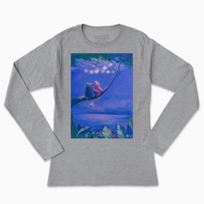 Women's long-sleeved t-shirt "Our Starry Night"