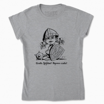 Women's t-shirt "Little defender. Girl"