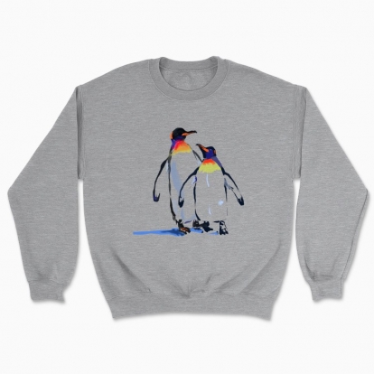 Світшот Unisex "Закохані пінгвіни"