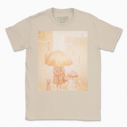 Men's t-shirt "Rain. City. Spring"