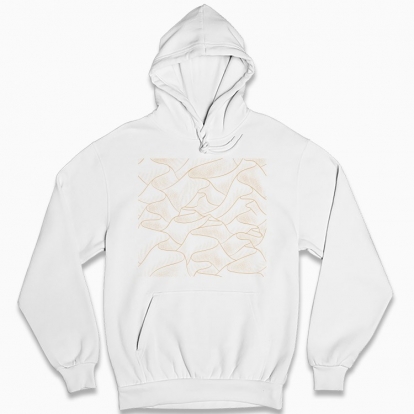 Man's hoodie "Dune. Mountain landscape"