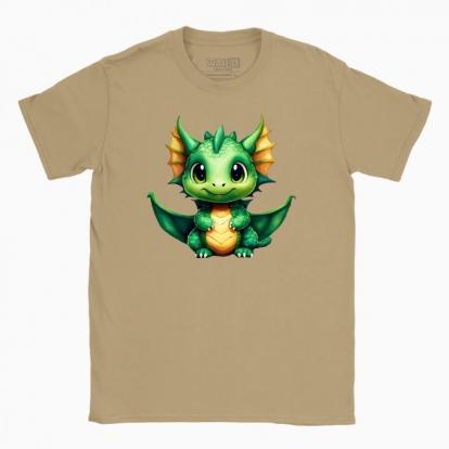 Men's t-shirt "The green sweet dragon"