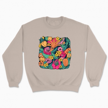 Unisex sweatshirt "Colorful bouquet"