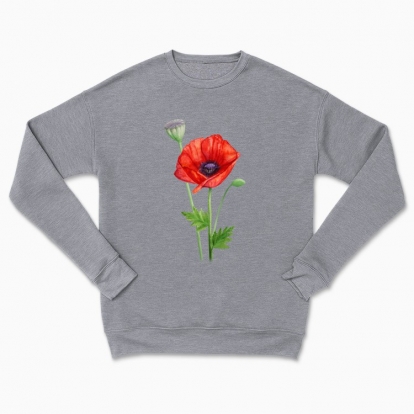 Сhildren's sweatshirt "My flower: poppy"