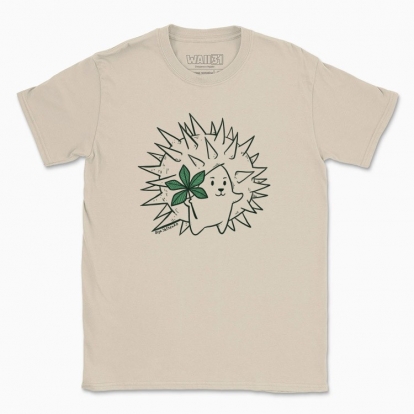 Men's t-shirt "Kyiv Hedgehog Chestnut"