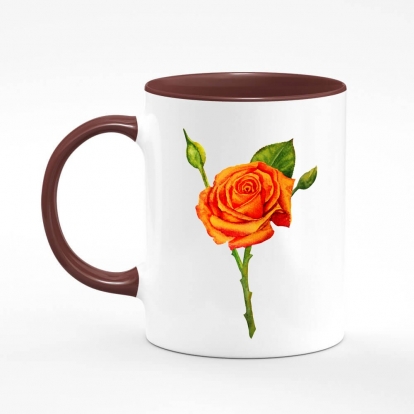 Чашка з принтом "Моя квіточка: троянда"