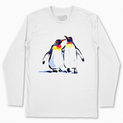 Men's long-sleeved t-shirt "Penguins"