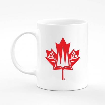 Чашка з принтом "Канада та Україна назавжди разом.( в кольорі )"