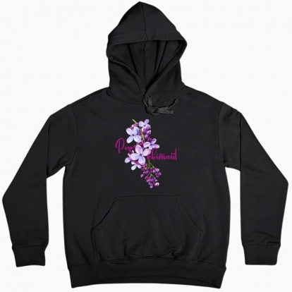 Women hoodie "Bloom (the lilac)"