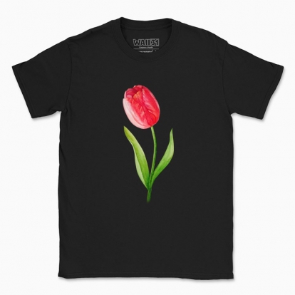 Men's t-shirt "My flower: tulip"