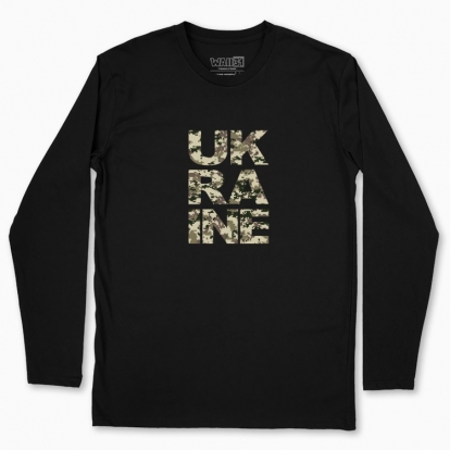 Men's long-sleeved t-shirt "Ukraine. Pixel"