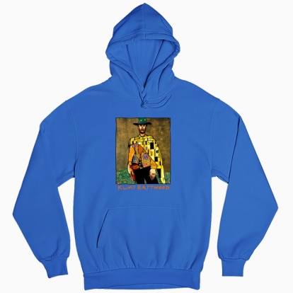 Man's hoodie "Klimt Eastwood"