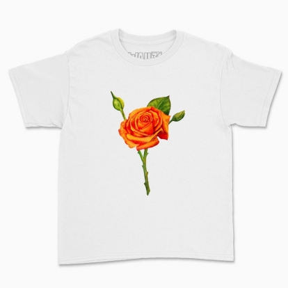 Children's t-shirt "My flower: rose"