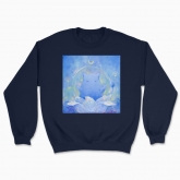 Unisex sweatshirt "My floral silence"