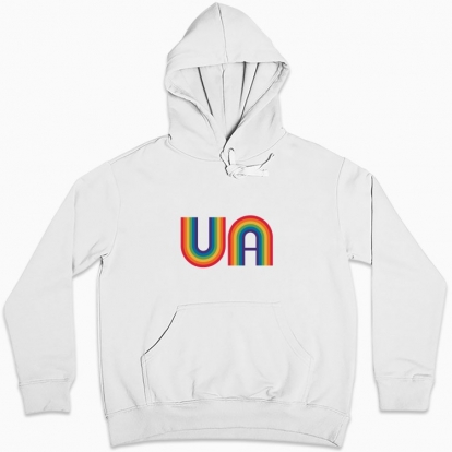 Women hoodie "UA GLBT rainbow"
