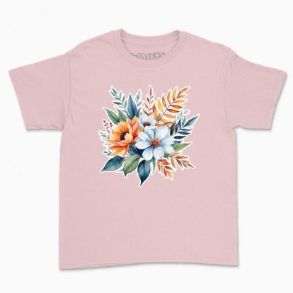 Дитяча футболка "букет квітів"