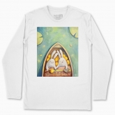 Men's long-sleeved t-shirt "Bunnies. Something about Love"