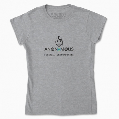 Women's t-shirt "Anonymous."