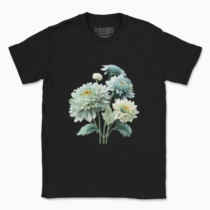 Men's t-shirt "Luxurious bouquet of Chrysanthemums"