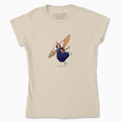 Women's t-shirt "The eagle does not catch flies"