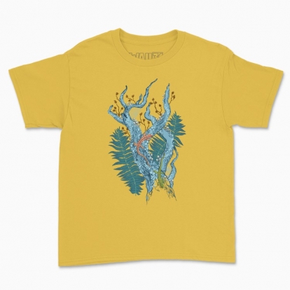 Дитяча футболка "Ящірки в лісовій гущавині"