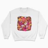Unisex sweatshirt "Pink flowers"