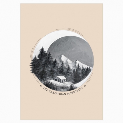 Poster "The Carpathian Mountains"