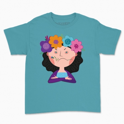Children's t-shirt "The one that eats flowers"