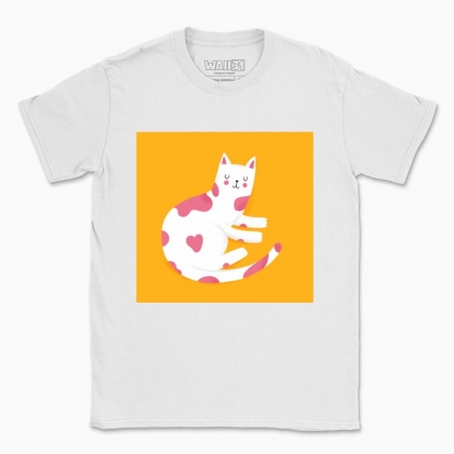 Men's t-shirt "White cat"