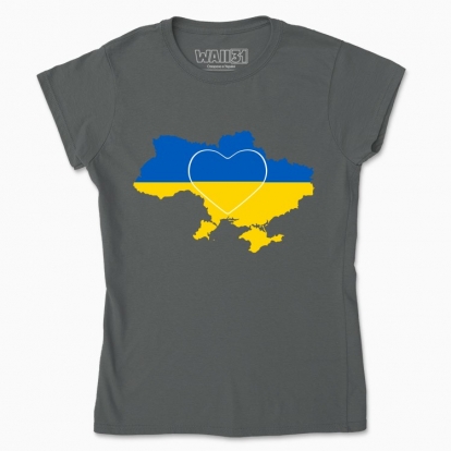 Women's t-shirt "I love Ukraine"