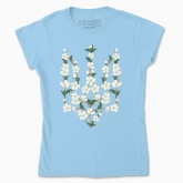 Women's t-shirt "Trydent made of flowers"