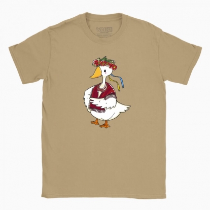 Men's t-shirt "A beautiful Ukrainian goose"