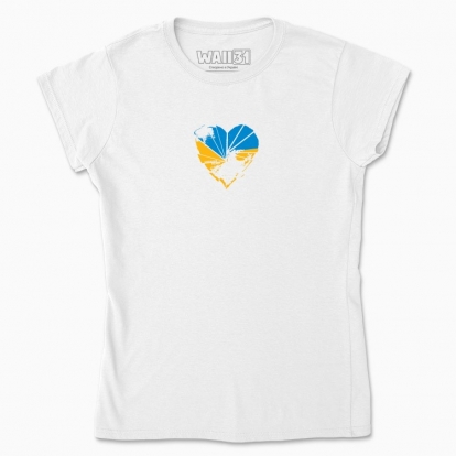 Women's t-shirt "Ukranian heart, pain"