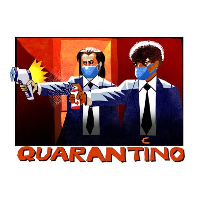 Футболка чоловіча "Quarantino"