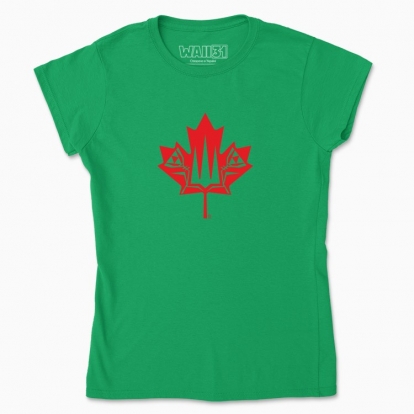 Women's t-shirt "Canada and Ukraine together forever."