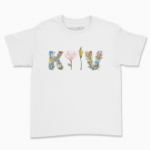Children's t-shirt "Floral KYIV"