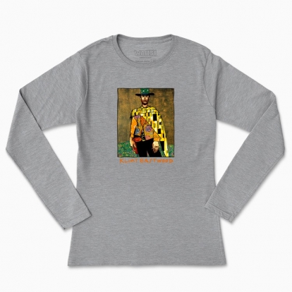 Women's long-sleeved t-shirt "Klimt Eastwood"
