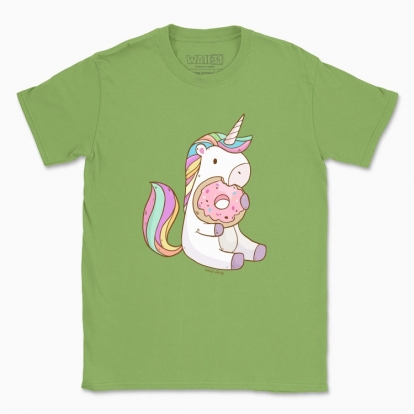Men's t-shirt "Unicorn with Donut"