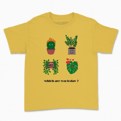 Дитяча футболка "Емоційні рослини"