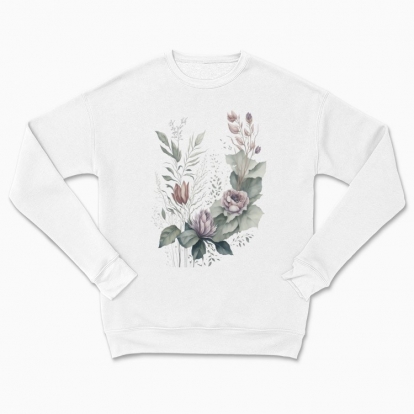 Сhildren's sweatshirt "A bouquet of watercolor flowers"