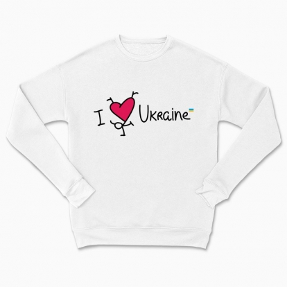 Дитячий світшот "I love Ukraine"