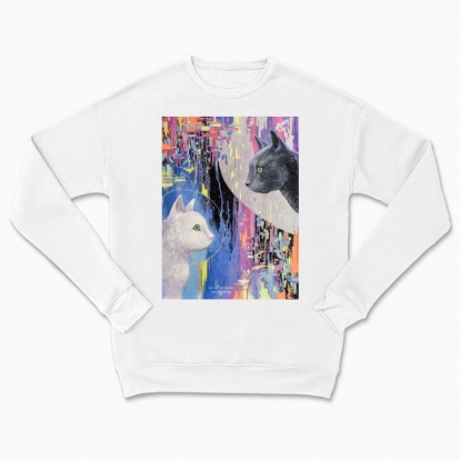 Сhildren's sweatshirt "Cats. Day and Night"