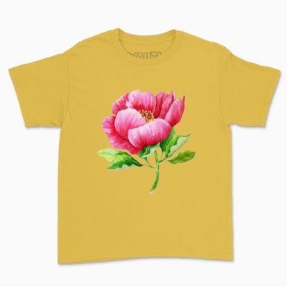 Дитяча футболка "Моя квіточка: півонія"